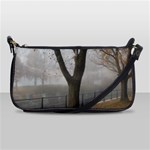 Grey Tree in Fog Shoulder Clutch Bag