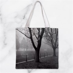 Fog Zipper Grocery Tote Bag from ArtsNow.com Front