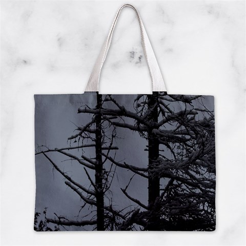 Nordic Woods Zipper Mini Tote Bag from ArtsNow.com Front