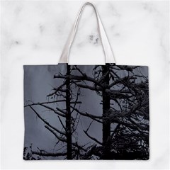 Nordic Woods Zipper Mini Tote Bag from ArtsNow.com Back