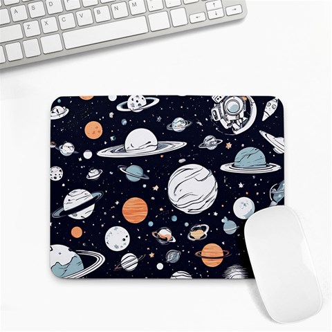 Space Galaxy Universe Stars Sky Small Mousepad from ArtsNow.com Front