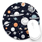 Space Galaxy Universe Stars Sky Round Mousepad