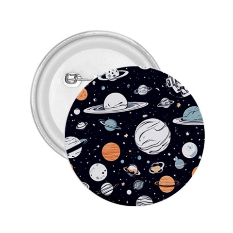 Space Galaxy Universe Stars Sky 2.25  Buttons from ArtsNow.com Front