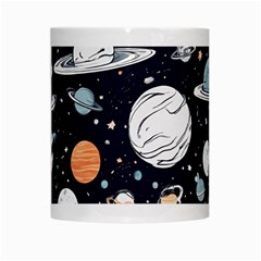 Space Galaxy Universe Stars Sky White Mug from ArtsNow.com Center