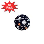 Space Galaxy Universe Stars Sky 1  Mini Magnet (10 pack) 