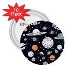 Space Galaxy Universe Stars Sky 2.25  Buttons (10 pack) 