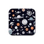 Space Galaxy Universe Stars Sky Rubber Coaster (Square)