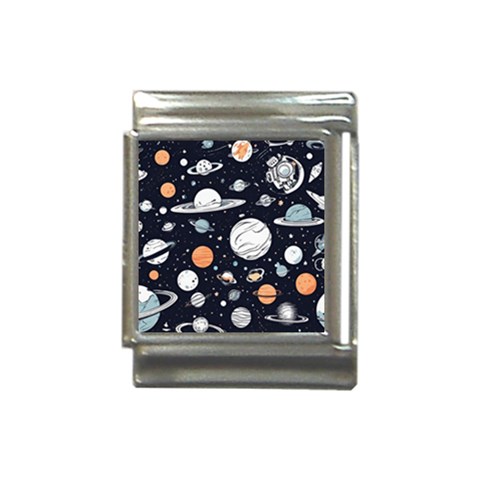 Space Galaxy Universe Stars Sky Italian Charm (13mm) from ArtsNow.com Front