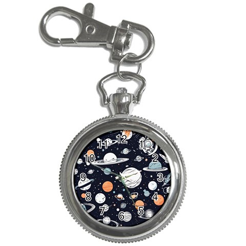 Space Galaxy Universe Stars Sky Key Chain Watches from ArtsNow.com Front