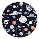 Space Galaxy Universe Stars Sky Magnet 5  (Round)