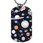 Space Galaxy Universe Stars Sky Dog Tag (One Side)