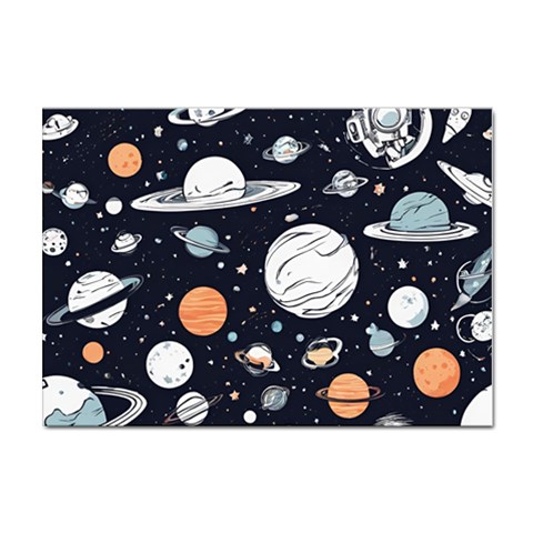 Space Galaxy Universe Stars Sky Sticker A4 (10 pack) from ArtsNow.com Front