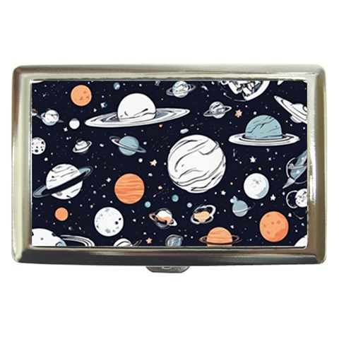 Space Galaxy Universe Stars Sky Cigarette Money Case from ArtsNow.com Front