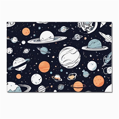 Space Galaxy Universe Stars Sky Postcard 4 x 6  (Pkg of 10) from ArtsNow.com Front