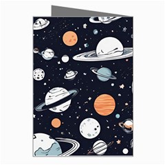 Space Galaxy Universe Stars Sky Greeting Card from ArtsNow.com Right