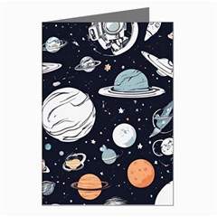 Space Galaxy Universe Stars Sky Greeting Cards (Pkg of 8) from ArtsNow.com Left