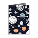 Space Galaxy Universe Stars Sky Mini Greeting Card