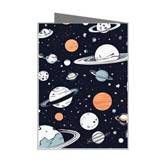 Space Galaxy Universe Stars Sky Mini Greeting Card from ArtsNow.com Right