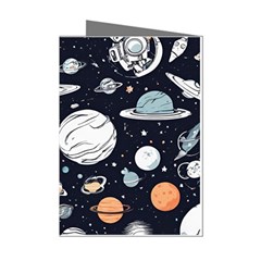 Space Galaxy Universe Stars Sky Mini Greeting Cards (Pkg of 8) from ArtsNow.com Left