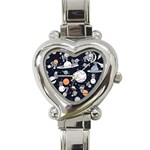 Space Galaxy Universe Stars Sky Heart Italian Charm Watch