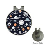 Space Galaxy Universe Stars Sky Hat Clips with Golf Markers