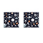 Space Galaxy Universe Stars Sky Cufflinks (Square)