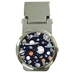 Space Galaxy Universe Stars Sky Money Clip Watches