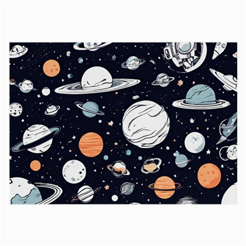 Space Galaxy Universe Stars Sky Large Glasses Cloth from ArtsNow.com Front