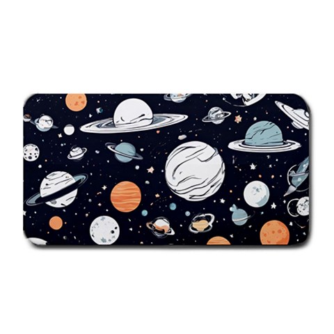 Space Galaxy Universe Stars Sky Medium Bar Mat from ArtsNow.com 16 x8.5  Bar Mat