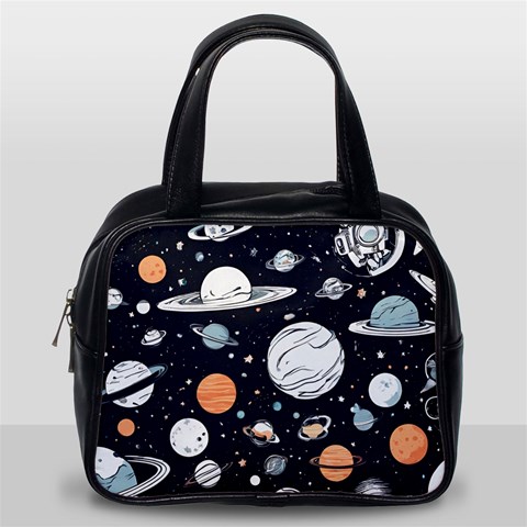 Space Galaxy Universe Stars Sky Classic Handbag (One Side) from ArtsNow.com Front