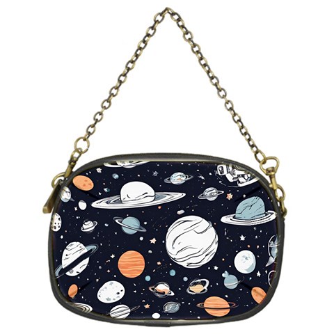 Space Galaxy Universe Stars Sky Chain Purse (One Side) from ArtsNow.com Front