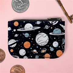 Space Galaxy Universe Stars Sky Mini Coin Purse from ArtsNow.com Back