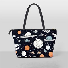 Space Galaxy Universe Stars Sky Classic Shoulder Handbag from ArtsNow.com Back