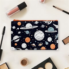 Space Galaxy Universe Stars Sky Cosmetic Bag (Medium) from ArtsNow.com Front