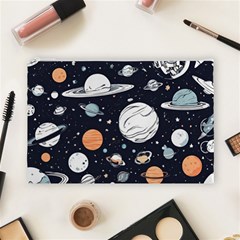 Space Galaxy Universe Stars Sky Cosmetic Bag (Large) from ArtsNow.com Front