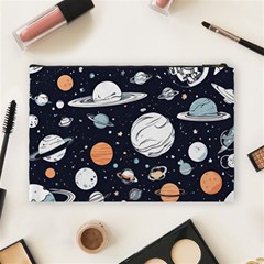 Space Galaxy Universe Stars Sky Cosmetic Bag (Large) from ArtsNow.com Back