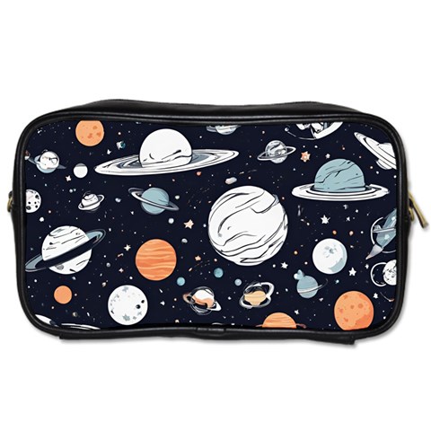 Space Galaxy Universe Stars Sky Toiletries Bag (Two Sides) from ArtsNow.com Front