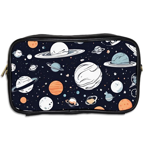 Space Galaxy Universe Stars Sky Toiletries Bag (Two Sides) from ArtsNow.com Back