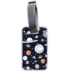 Space Galaxy Universe Stars Sky Luggage Tag (two sides) from ArtsNow.com Front