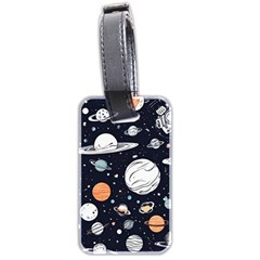 Space Galaxy Universe Stars Sky Luggage Tag (two sides) from ArtsNow.com Back