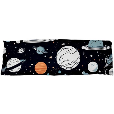 Space Galaxy Universe Stars Sky 21 x63  Body Pillow Case Dakimakura (Two Sides) from ArtsNow.com Back