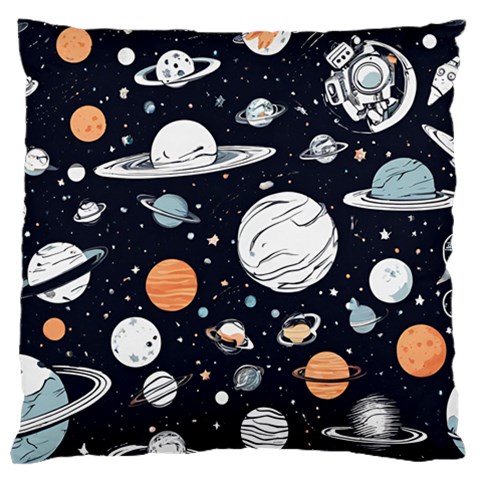 Space Galaxy Universe Stars Sky Large Cushion Case (One Side) from ArtsNow.com Front