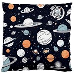 Space Galaxy Universe Stars Sky Large Cushion Case (Two Sides)