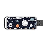 Space Galaxy Universe Stars Sky Portable USB Flash (One Side)