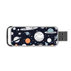 Space Galaxy Universe Stars Sky Portable USB Flash (Two Sides) from ArtsNow.com Back