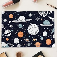 Space Galaxy Universe Stars Sky Cosmetic Bag (XXL) from ArtsNow.com Front