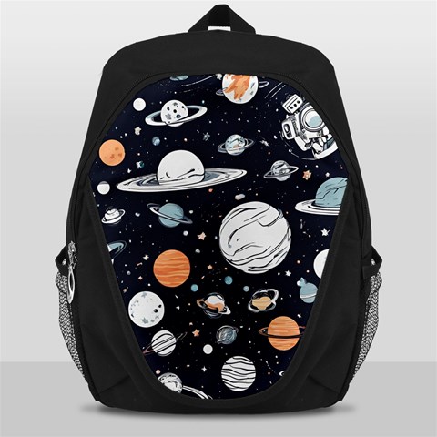 Space Galaxy Universe Stars Sky Backpack Bag from ArtsNow.com Front