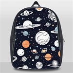 Space Galaxy Universe Stars Sky School Bag (XL)