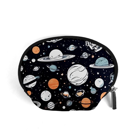 Space Galaxy Universe Stars Sky Accessory Pouch (Small) from ArtsNow.com Front