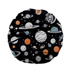 Space Galaxy Universe Stars Sky Standard 15  Premium Flano Round Cushions